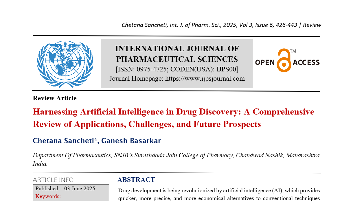 Harnessing Artificial Intelligence in Drug Discovery: A Comprehensive Review of Applications, Challenges, and Future Prospects