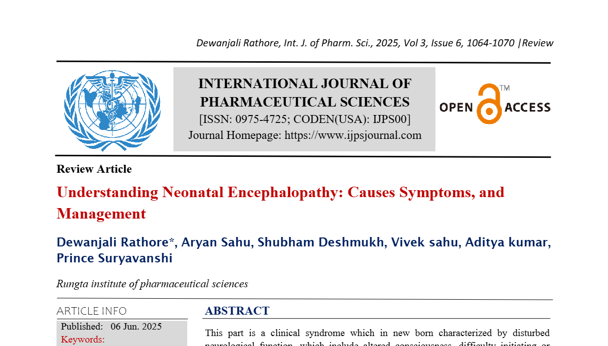 Understanding Neonatal Encephalopathy: Causes Symptoms, and Management 