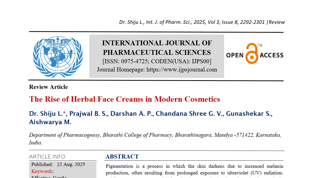 The Rise of Herbal Face Creams in Modern Cosmetics