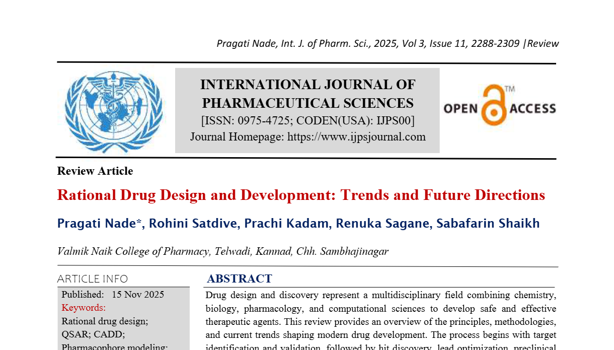 Rational Drug Design and Development: Trends and Future Directions ...