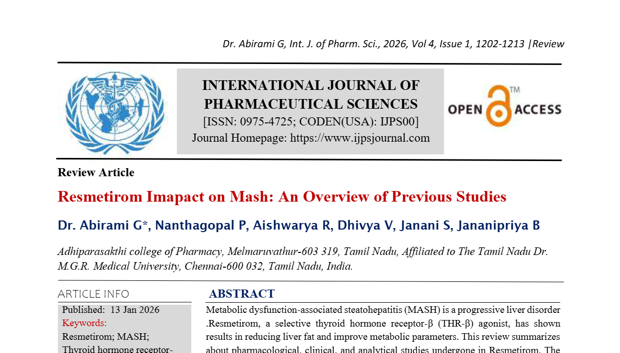 Resmetirom Imapact on Mash: An Overview of Previous Studies