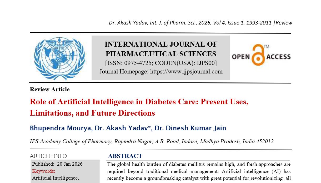 Role of Artificial Intelligence in Diabetes Care: Present Uses, Limitations, and Future Directions