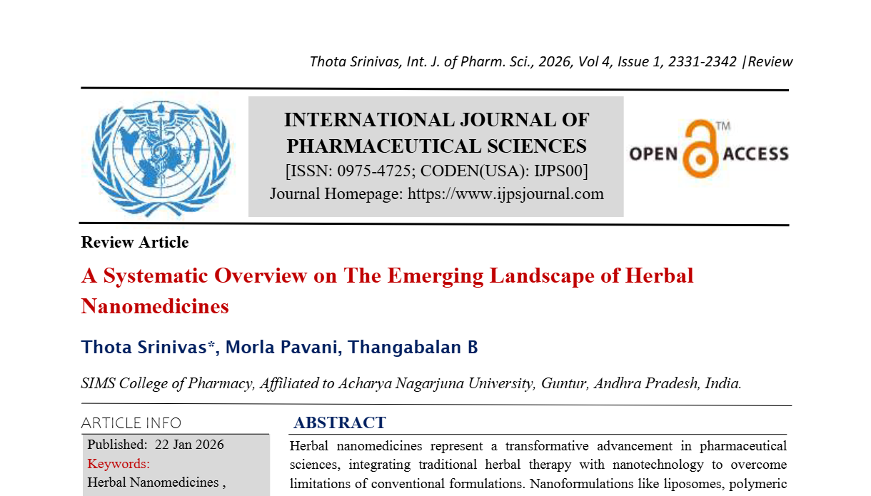 A Systematic Overview on The Emerging Landscape of Herbal Nanomedicines