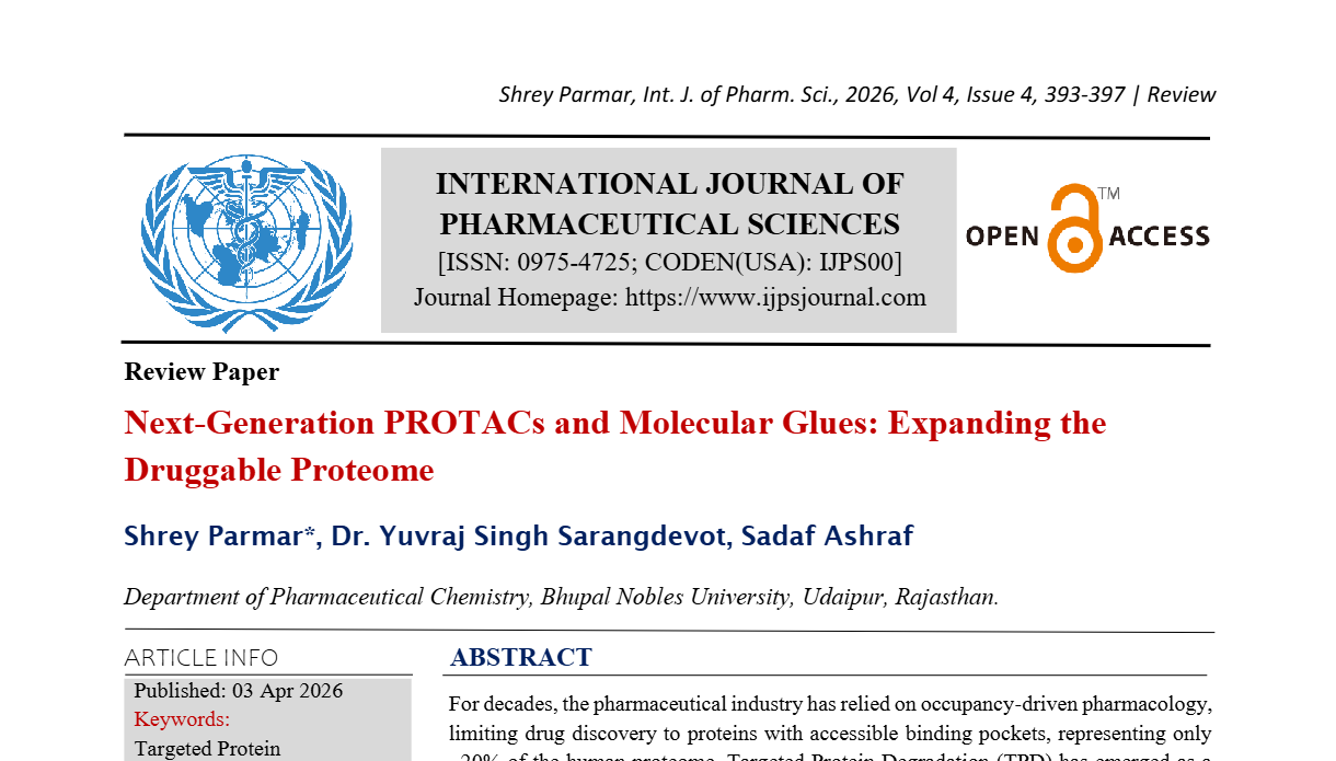 Next-Generation PROTACs and Molecular Glues: Expanding the Druggable Proteome