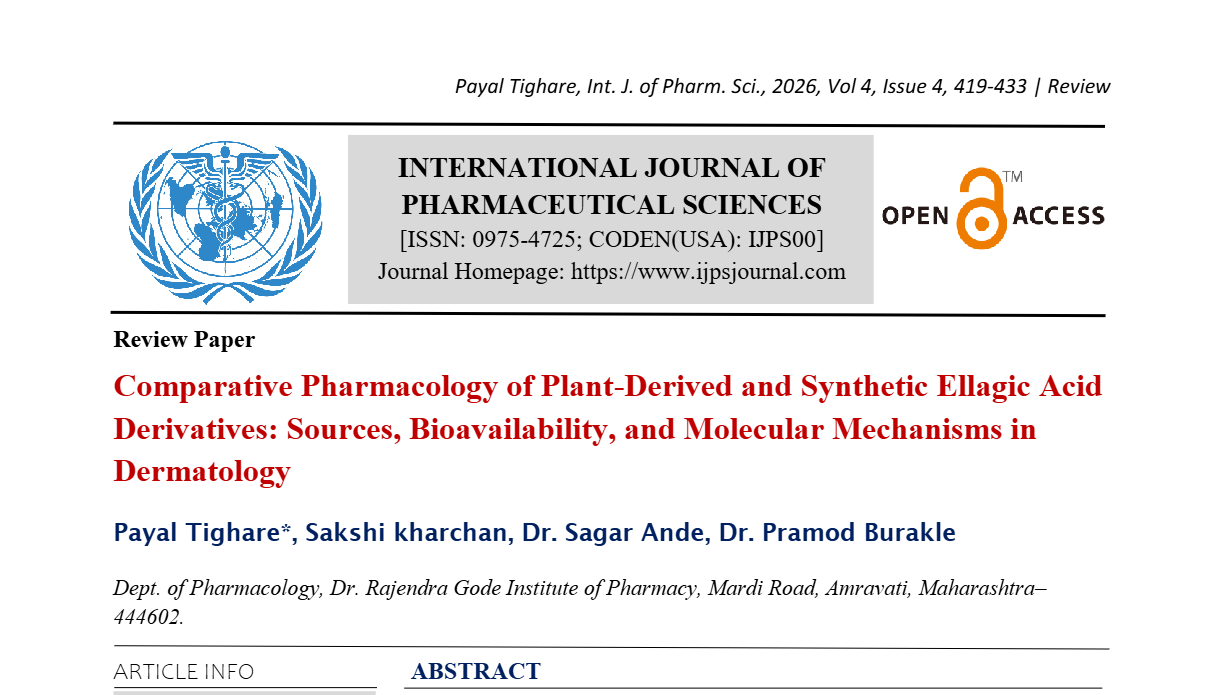 Comparative Pharmacology of Plant-Derived and Synthetic Ellagic Acid Derivatives: Sources, Bioavailability, and Molecular Mechanisms in Dermatology 