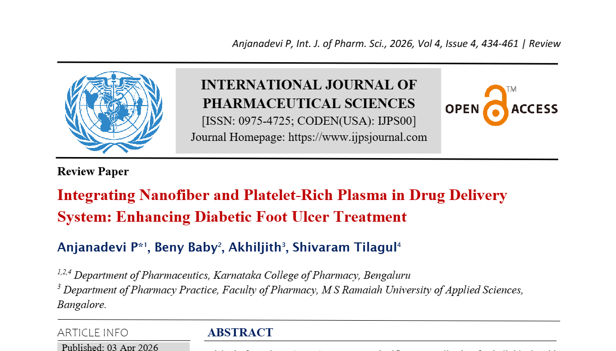 Integrating Nanofiber and Platelet-Rich Plasma in Drug Delivery System: Enhancing Diabetic Foot Ulcer Treatment