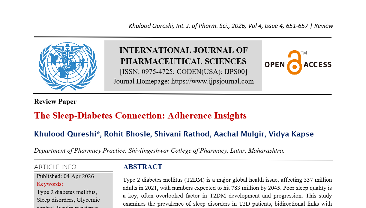 The Sleep-Diabetes Connection: Adherence Insights