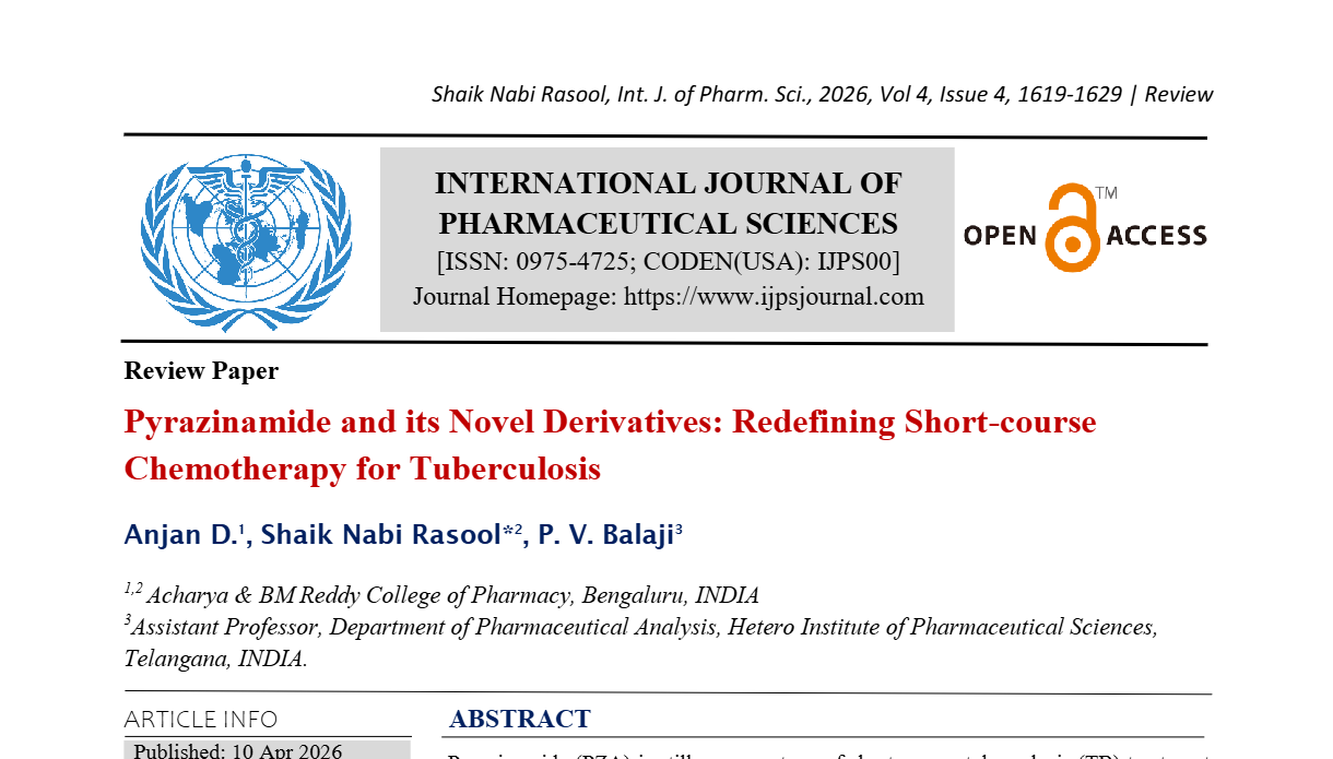 Pyrazinamide and its Novel Derivatives: Redefining Short-course Chemotherapy for Tuberculosis