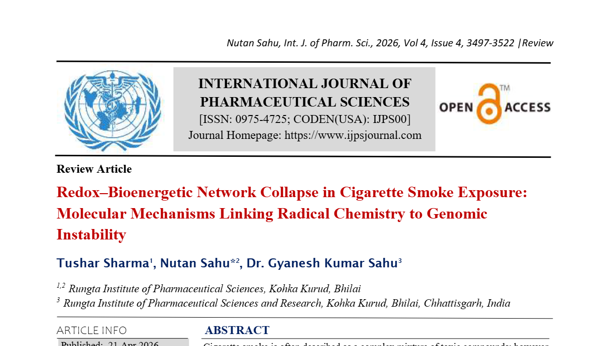Redox–Bioenergetic Network Collapse in Cigarette Smoke Exposure: Molecular Mechanisms Linking Radical Chemistry to Genomic Instability