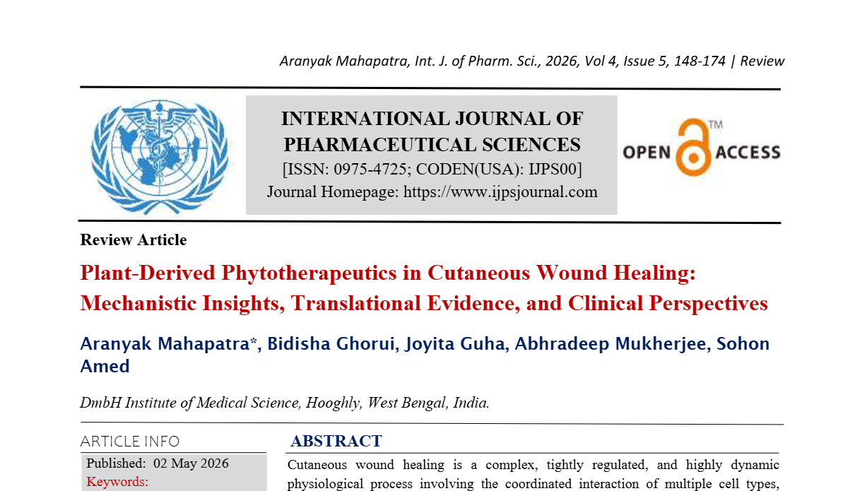Plant-Derived Phytotherapeutics in Cutaneous Wound Healing: Mechanistic Insights, Translational Evidence, and Clinical Perspectives
