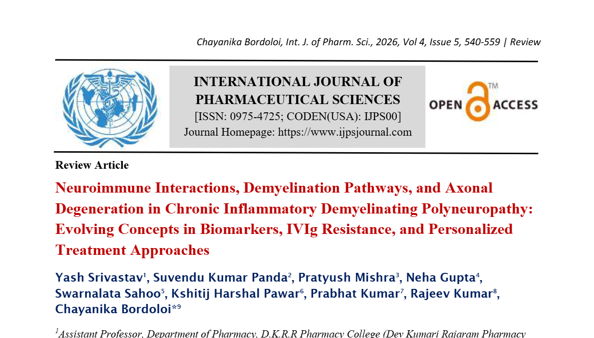 Neuroimmune Interactions, Demyelination Pathways, and Axonal Degeneration in Chronic Inflammatory Demyelinating Polyneuropathy: Evolving Concepts in Biomarkers, IVIg Resistance, and Personalized Treatment Approaches