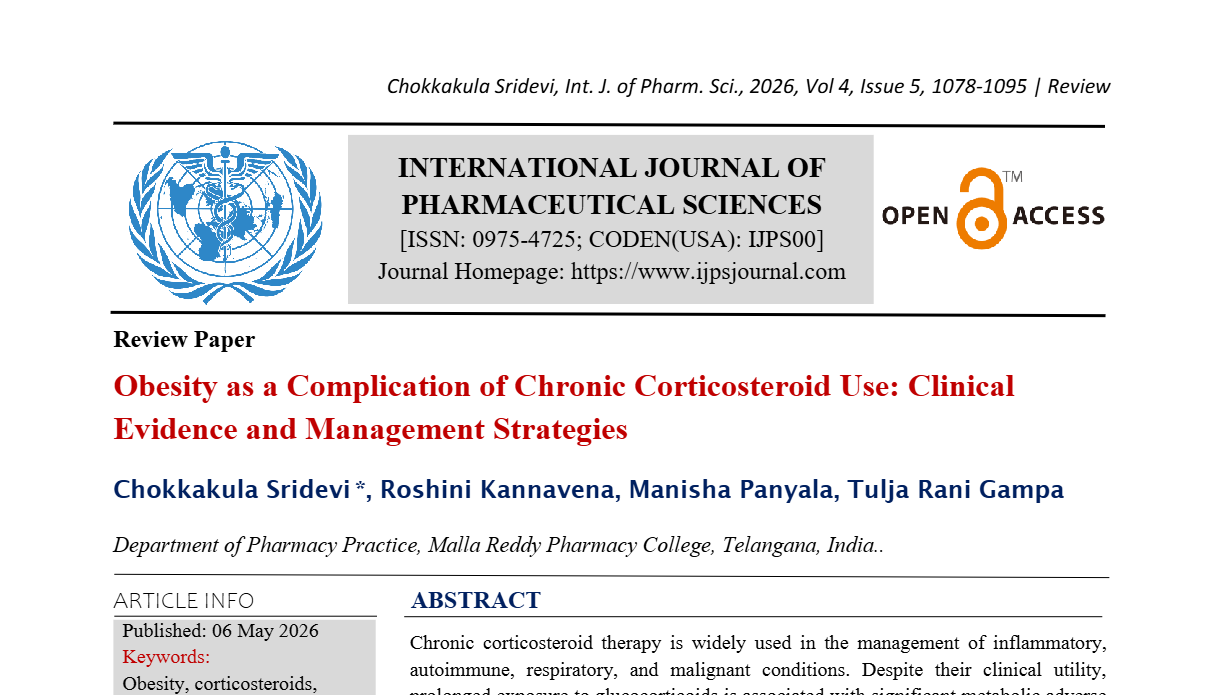 Obesity as a Complication of Chronic  Corticosteroid Use: Clinical Evidence and Management Strategies