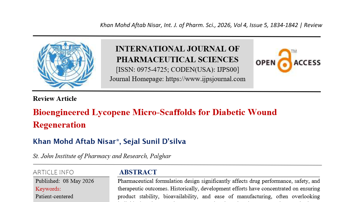 Bioengineered Lycopene Micro-Scaffolds for Diabetic Wound Regeneration