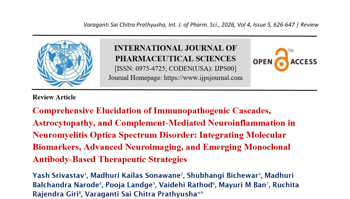 Comprehensive Elucidation of Immunopathogenic Cascades, Astrocytopathy, and Complement-Mediated Neuroinflammation in Neuromyelitis Optica Spectrum Disorder: Integrating Molecular Biomarkers, Advanced Neuroimaging, and Emerging Monoclonal Antibody-Based Therapeutic Strategies