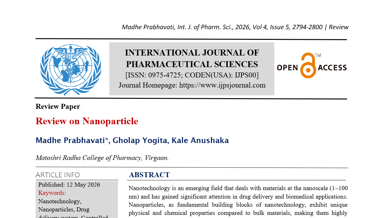 Review on Nanoparticle