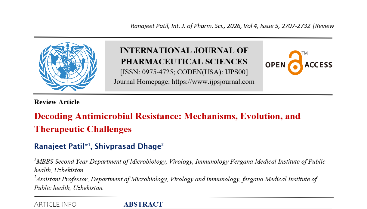 Decoding Antimicrobial Resistance: Mechanisms, Evolution, and Therapeutic Challenges