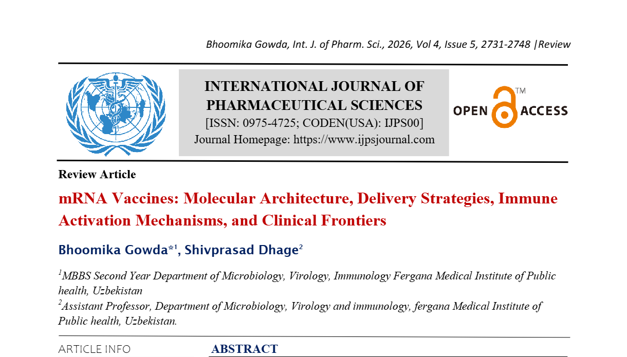 mRNA Vaccines: Molecular Architecture, Delivery Strategies, Immune Activation Mechanisms, and Clinical Frontiers