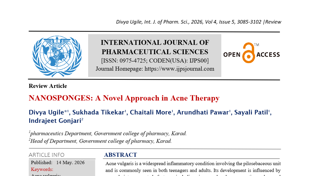 NANOSPONGES: A Novel Approach in Acne Therapy