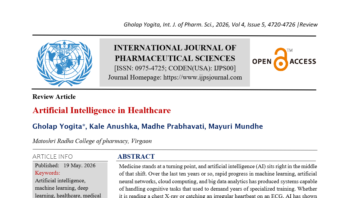 Artificial Intelligence in Healthcare