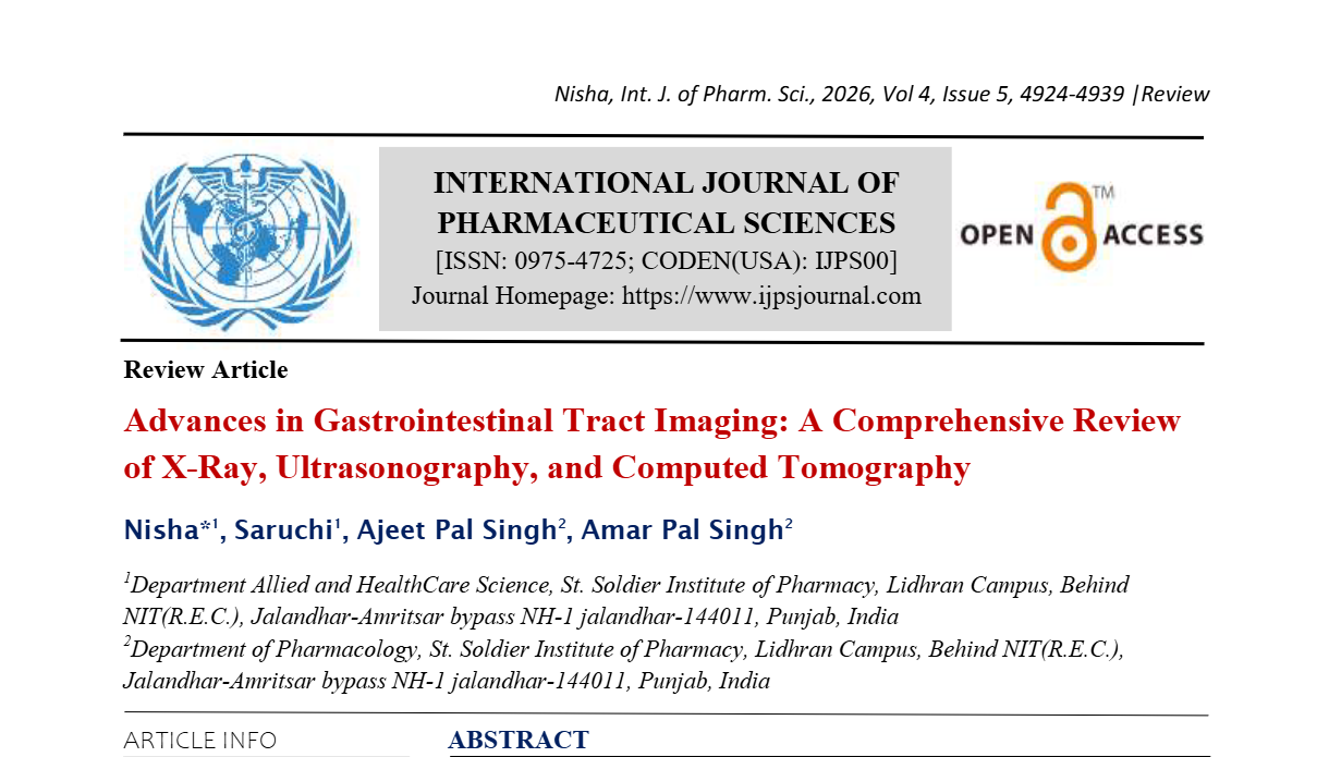 Advances in Gastrointestinal Tract Imaging: A Comprehensive Review of X-Ray, Ultrasonography, and Computed Tomography 