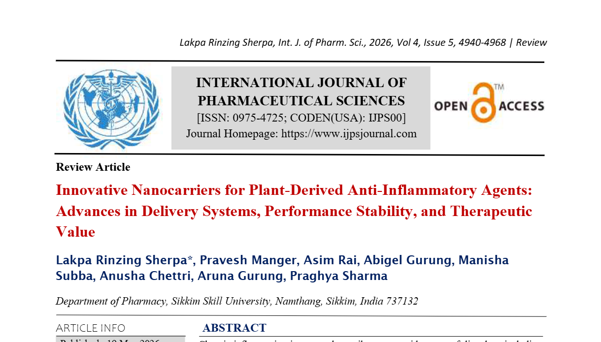 Innovative Nanocarriers for Plant-Derived Anti-Inflammatory Agents: Advances in Delivery Systems, Performance Stability, and Therapeutic Value