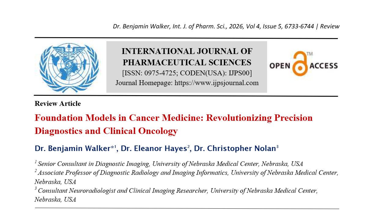 Foundation Models in Cancer Medicine: Revolutionizing Precision Diagnostics and Clinical Oncology