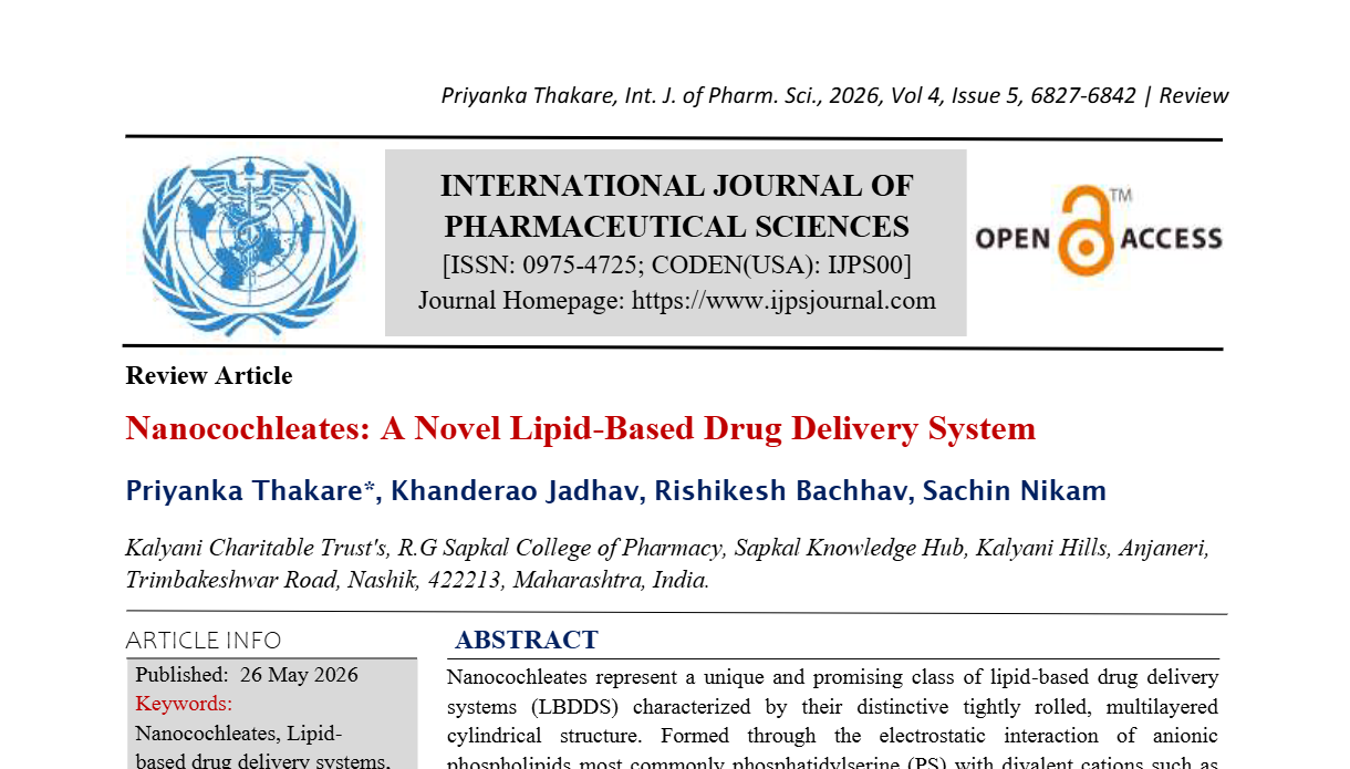 Nanocochleates: A Novel Lipid-Based Drug Delivery System