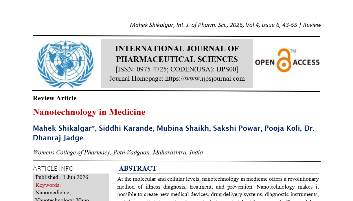 Nanotechnology in Medicine