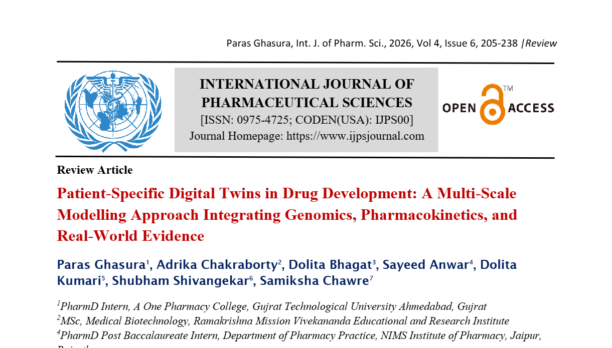 Patient-Specific Digital Twins in Drug Development: A Multi-Scale Modelling Approach Integrating Genomics, Pharmacokinetics, and Real-World Evidence