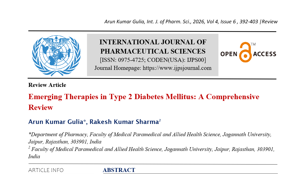 Emerging Therapies in Type 2 Diabetes Mellitus: A Comprehensive Review