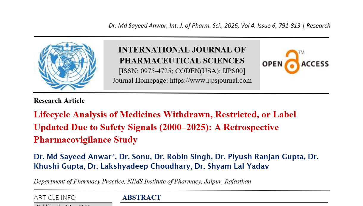Lifecycle Analysis of Medicines Withdrawn, Restricted, or Label Updated Due to Safety Signals (2000–2025): A Retrospective Pharmacovigilance Study