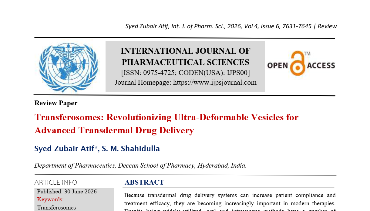 Transferosomes: Revolutionizing Ultra-Deformable Vesicles for Advanced ...