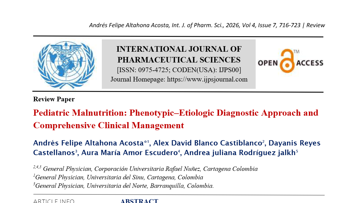 Pediatric Malnutrition: Phenotypic–Etiologic Diagnostic Approach and Comprehensive Clinical Management