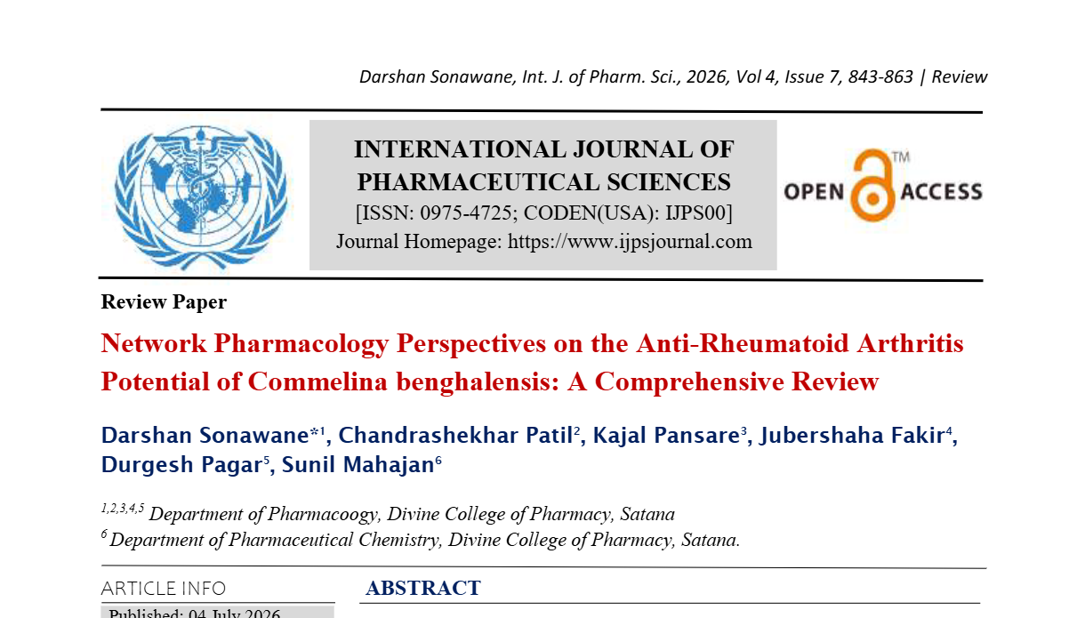 Network Pharmacology Perspectives on the Anti-Rheumatoid Arthritis Potential of Commelina benghalensis: A Comprehensive Review