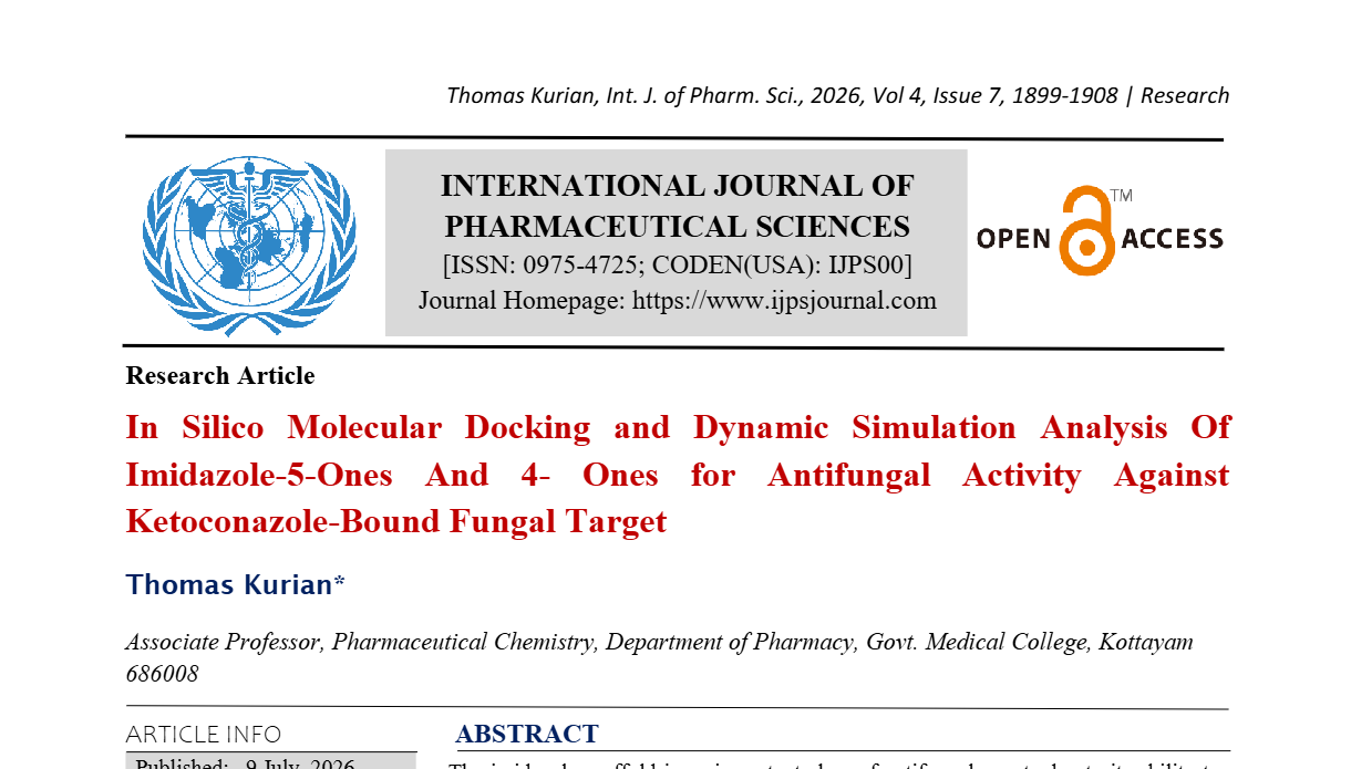 In Silico Molecular Docking and Dynamic Simulation Analysis Of ...