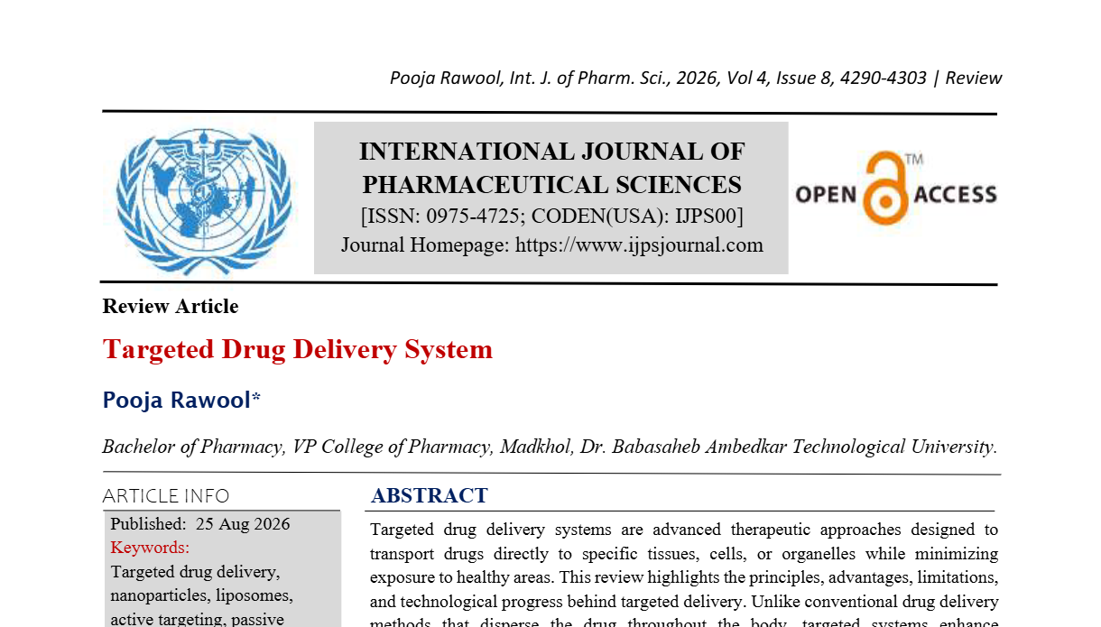 Targeted Drug Delivery System