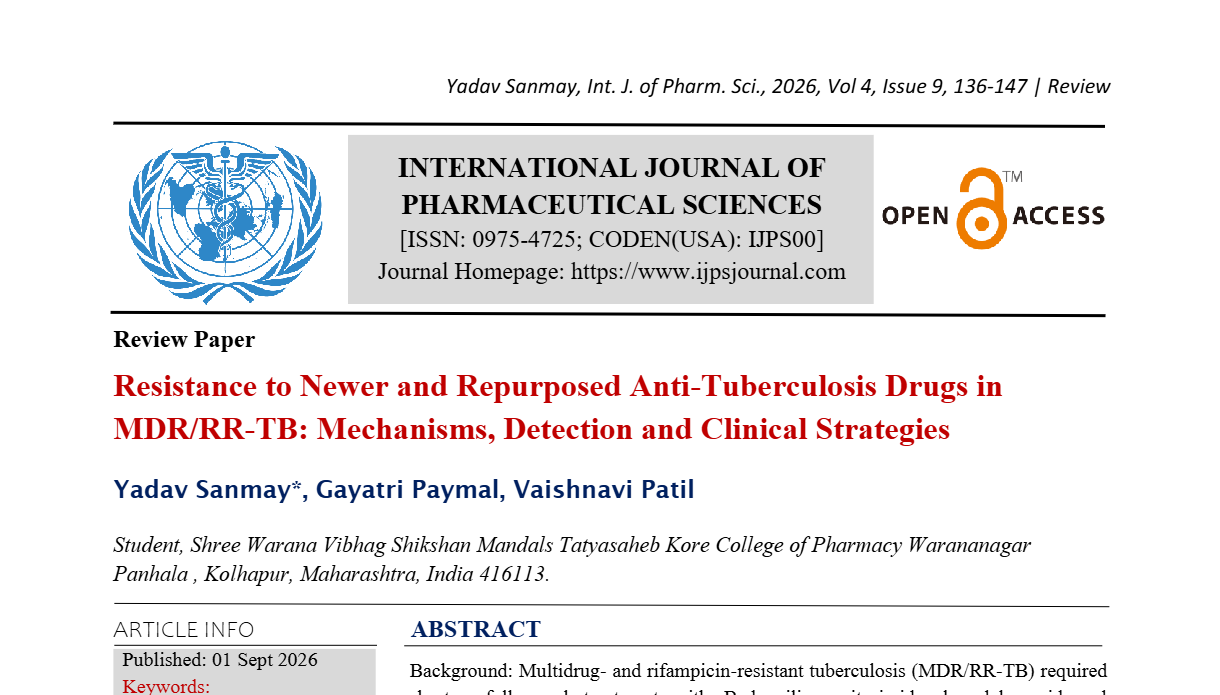 Resistance to Newer and Repurposed Anti-Tuberculosis Drugs in MDR/RR-TB: Mechanisms, Detection and Clinical Strategies