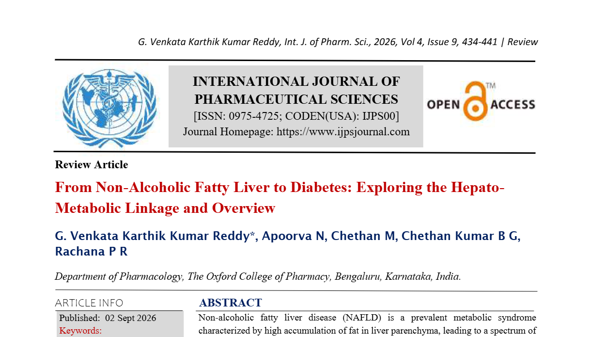 From Non-Alcoholic Fatty Liver to Diabetes: Exploring the Hepato-Metabolic Linkage and Overview