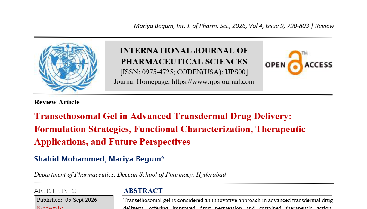 Transethosomal Gel in Advanced Transdermal Drug Delivery: Formulation Strategies, Functional Characterization, Therapeutic Applications, and Future Perspectives