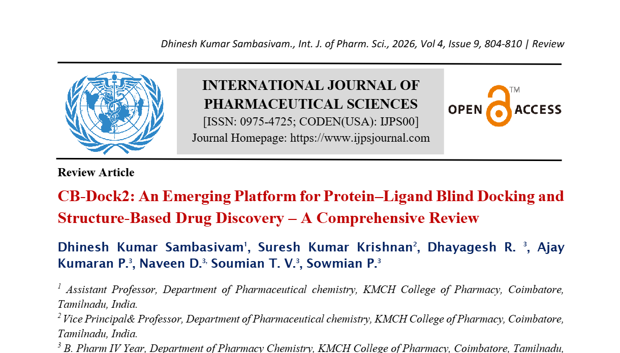 CB-Dock2: An Emerging Platform for Protein–Ligand Blind Docking and Structure-Based Drug Discovery – A Comprehensive Review