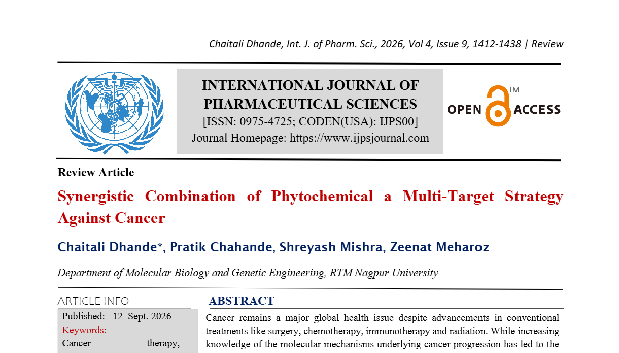  Synergistic Combination of Phytochemical a Multi-Target Strategy Against Cancer