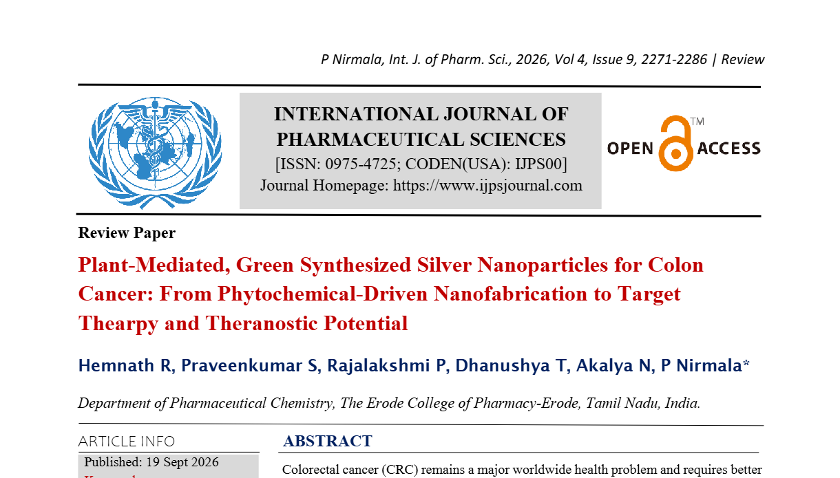 Plant-Mediated, Green Synthesized Silver Nanoparticles for Colon Cancer: From Phytochemical-Driven Nanofabrication to Target Thearpy and Theranostic Potential
