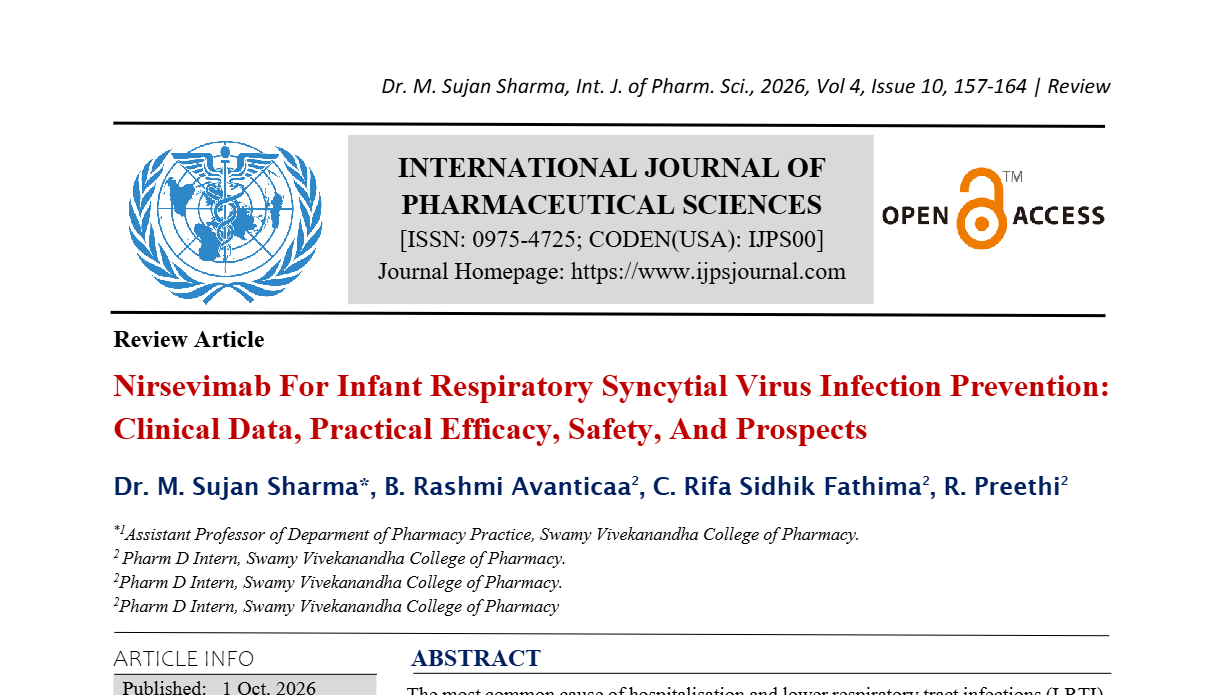 Nirsevimab For Infant Respiratory Syncytial Virus Infection Prevention: Clinical Data, Practical Efficacy, Safety, And Prospects