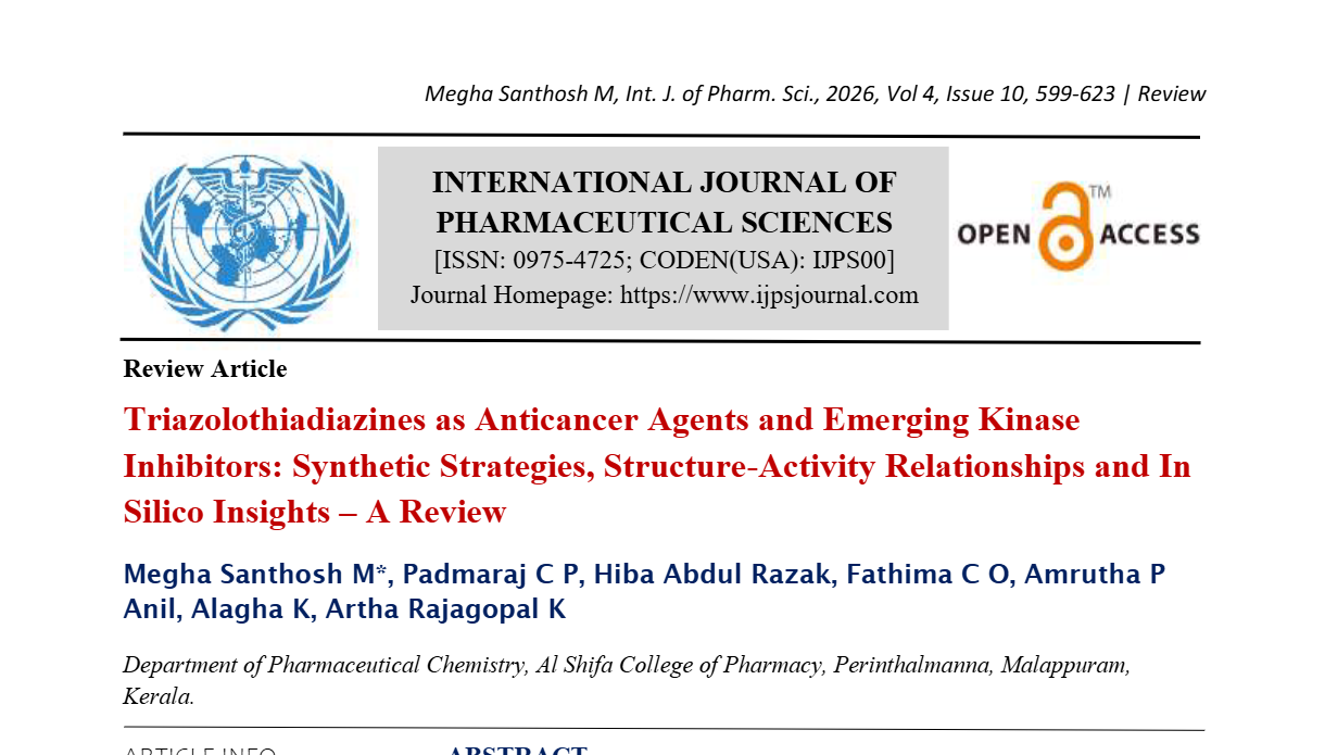 Triazolothiadiazines as Anticancer Agents and Emerging Kinase Inhibitors: Synthetic Strategies, Structure-Activity Relationships and In Silico Insights – A Review