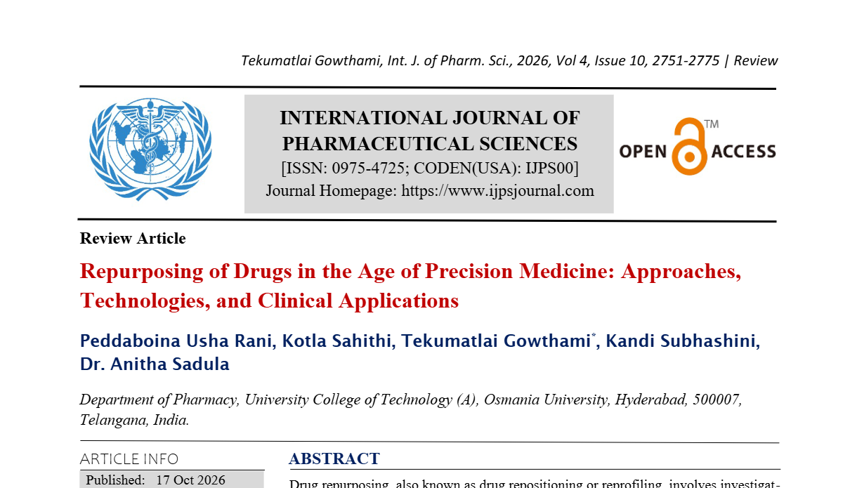 Repurposing of Drugs in the Age of Precision Medicine: Approaches, Technologies, and Clinical Applications