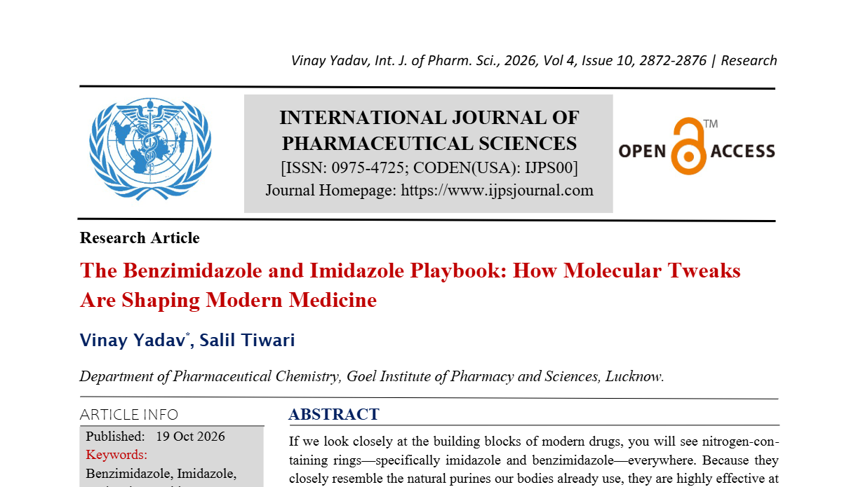 The Benzimidazole and Imidazole Playbook: How Molecular Tweaks Are Shaping Modern Medicine