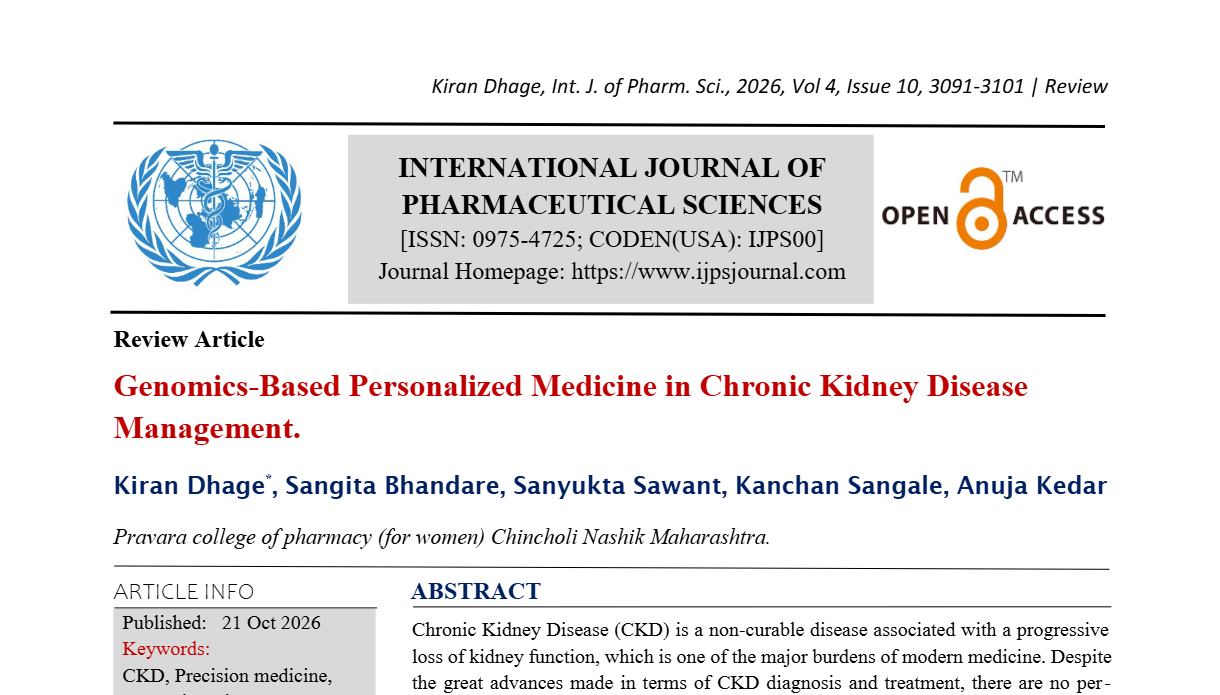 Genomics-Based Personalized Medicine in Chronic Kidney Disease Management