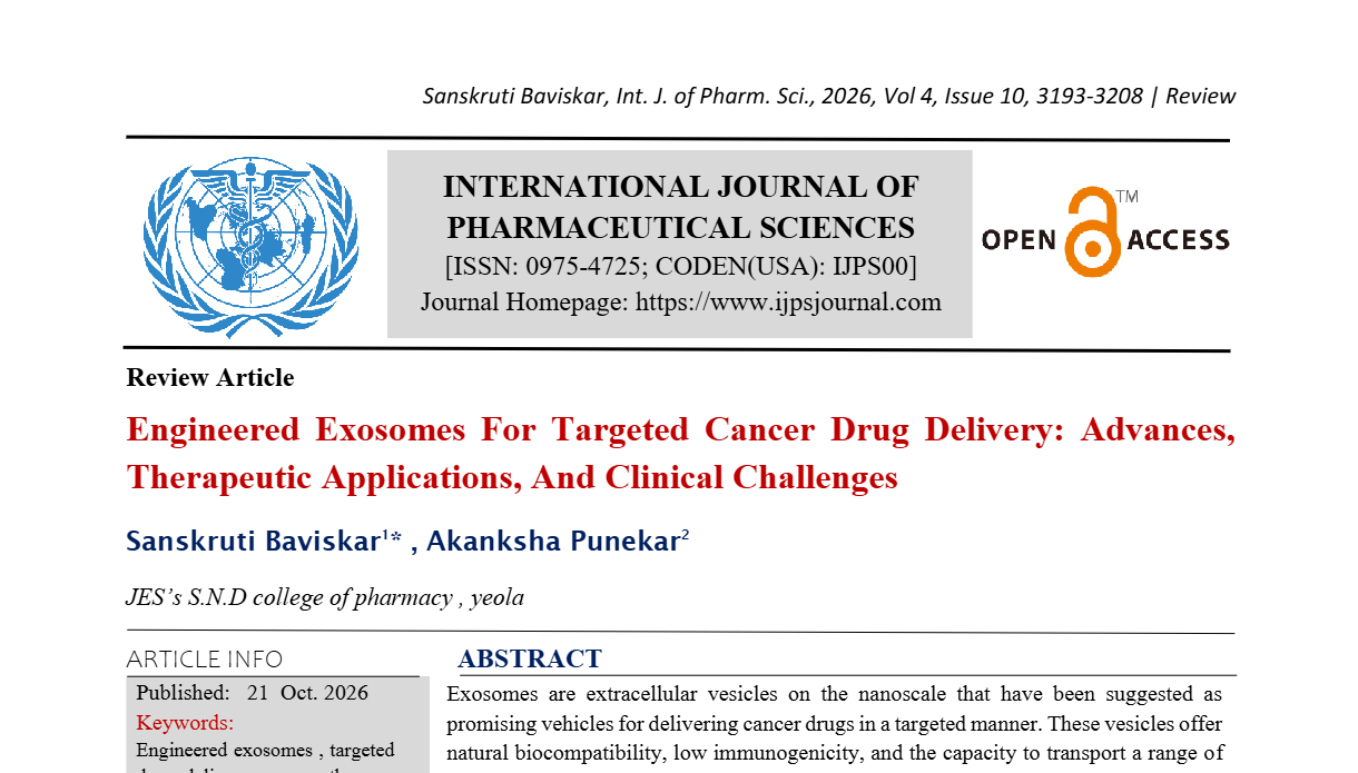Engineered Exosomes for Targeted Cancer Drug Delivery: Advances, Therapeutic Applications, and Clinical Challenges