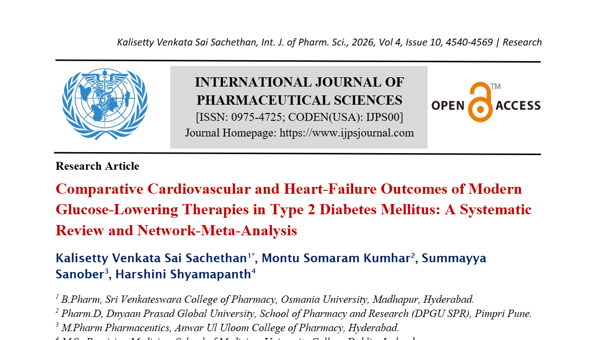 Comparative Cardiovascular and Heart-Failure Outcomes of Modern Glucose-Lowering Therapies in Type 2 Diabetes Mellitus: A Systematic Review and Network-Meta-Analysis