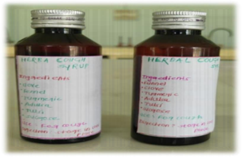 Formulation A & B of herbal cough syrup.png